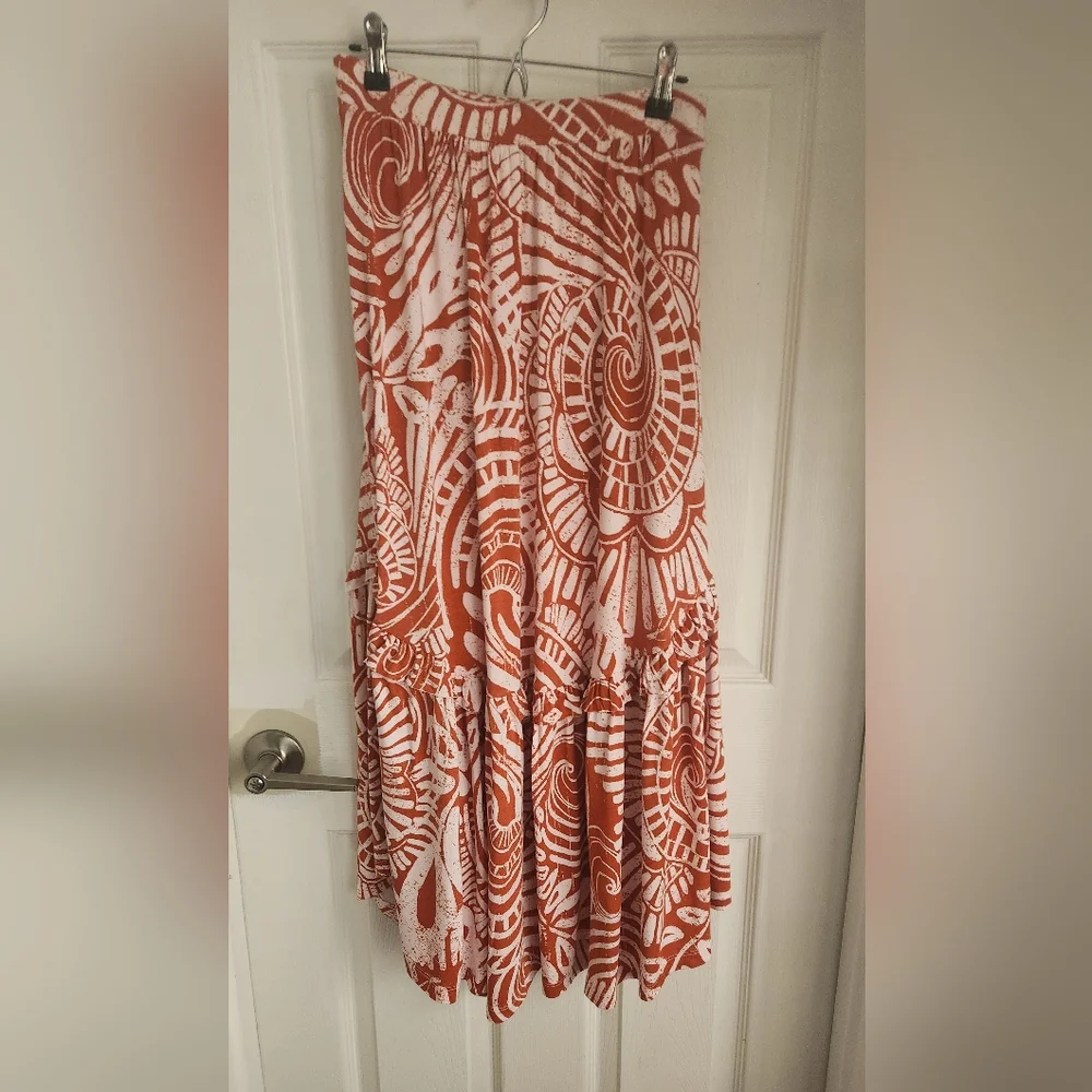 Anthropologie Bohdi Midi Skirt Abstract Print - Picture 8 of 8